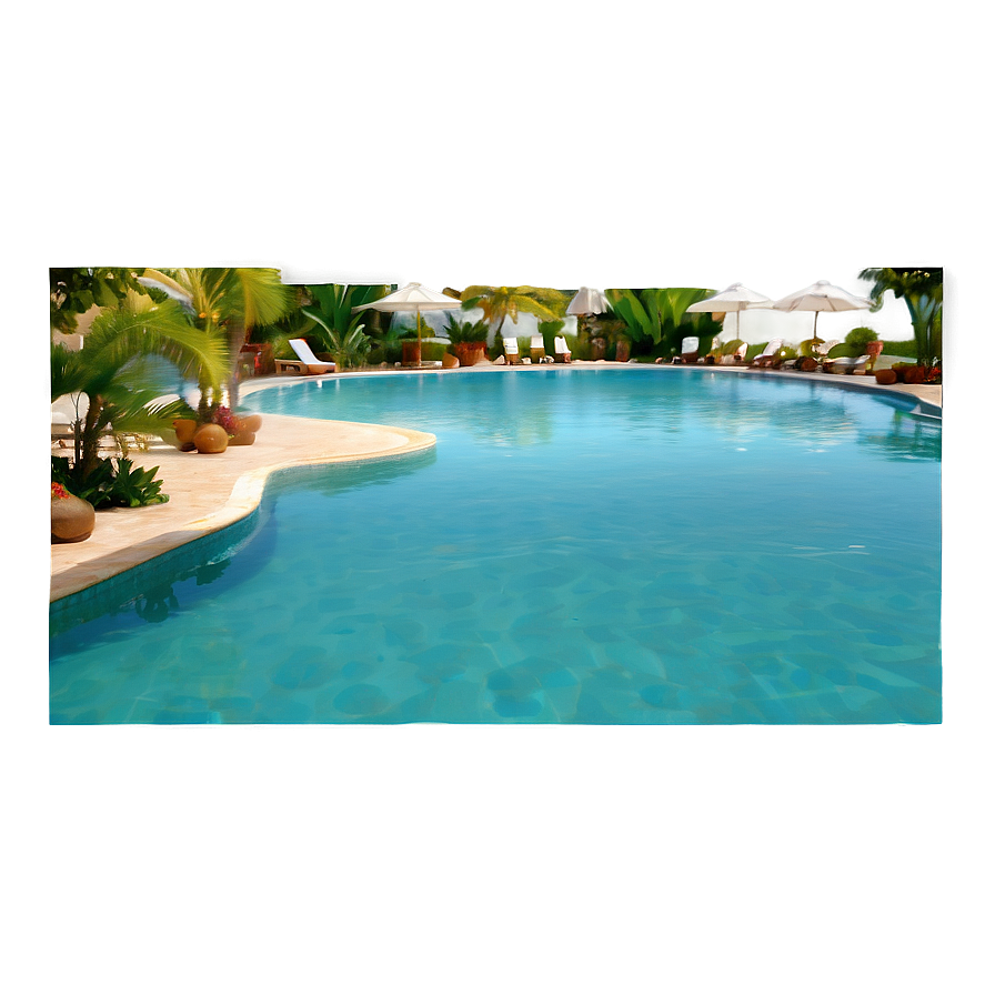 Exotic Resort Pool Water Png 11