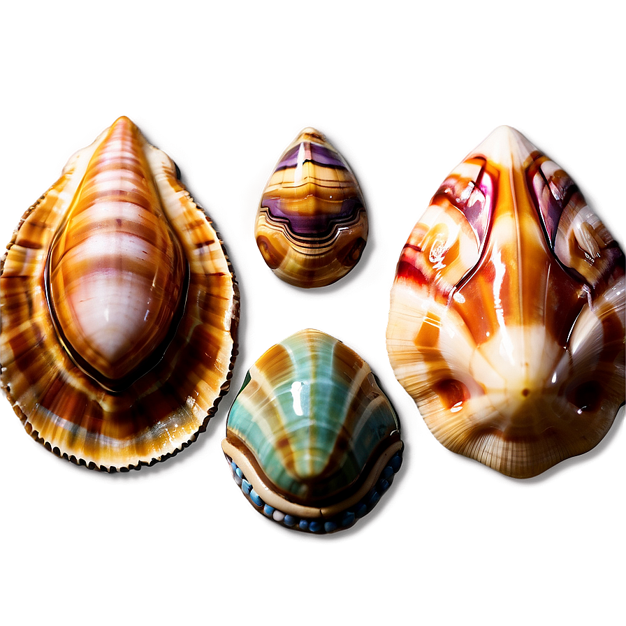 Exotic Shells Closeup Png 06212024