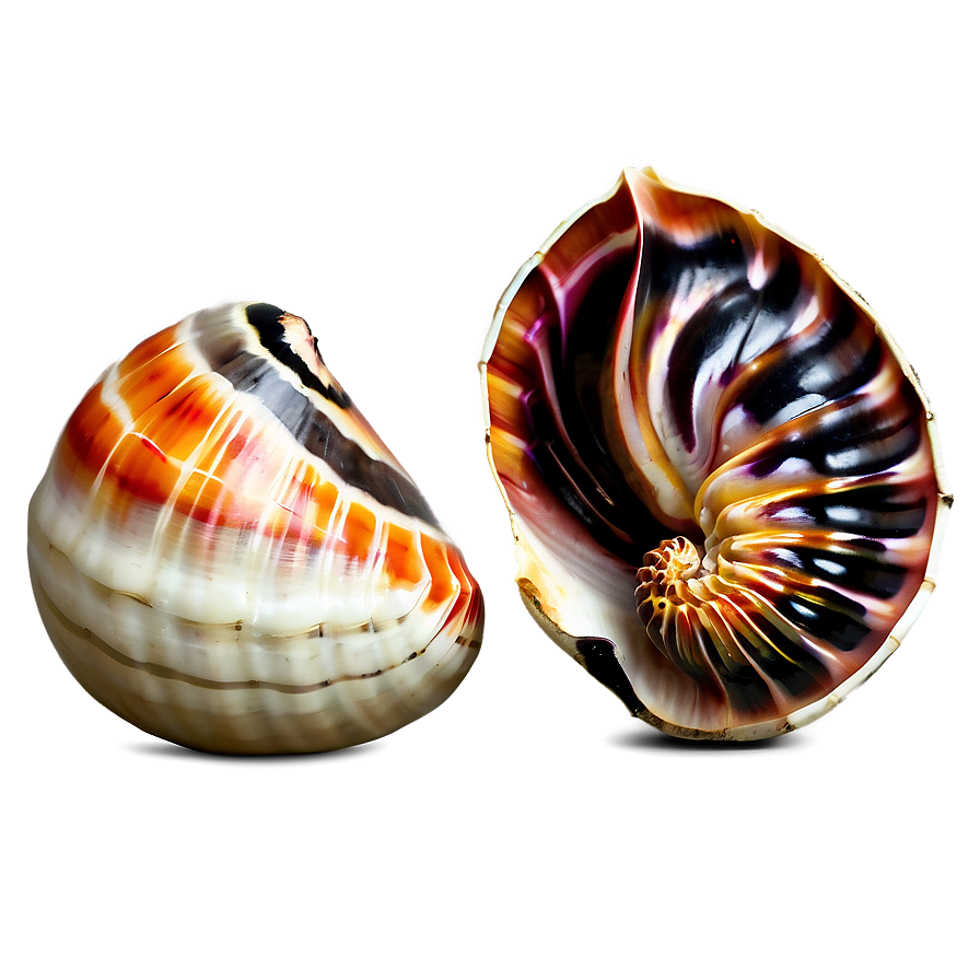 Exotic Shells Closeup Png 06212024