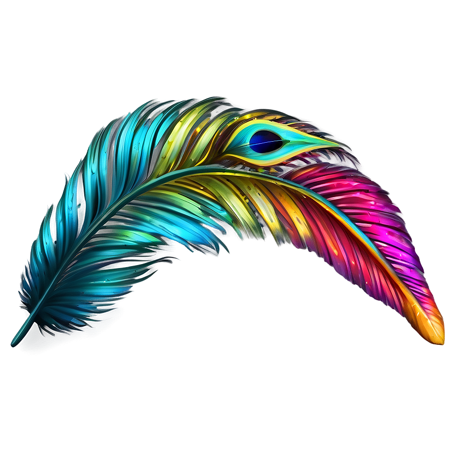 Exotic Tropical Feather Png Lix