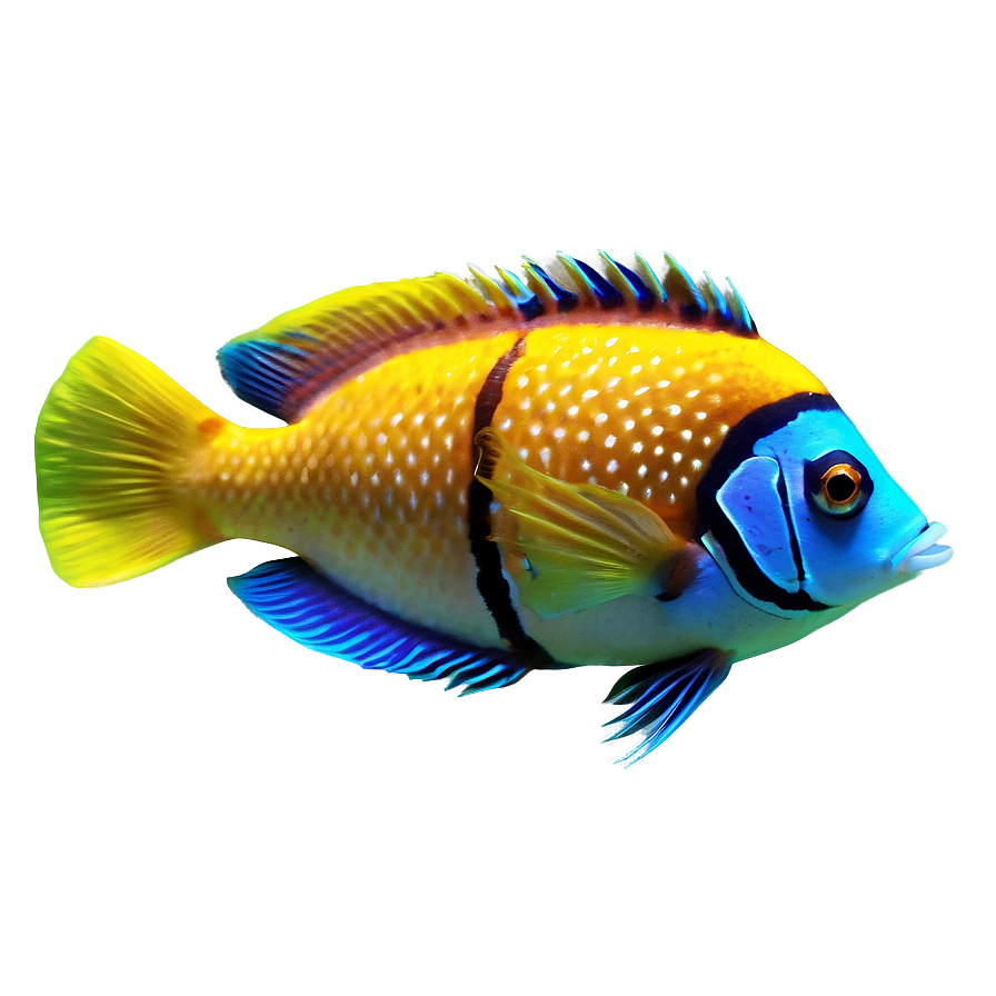 Exotic Tropical Fish Png Obq38