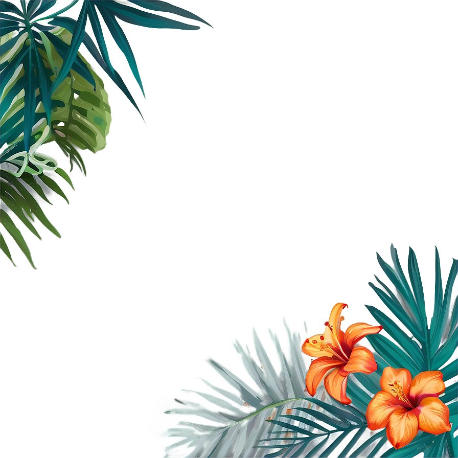 Exotic Vacation Border Png 62