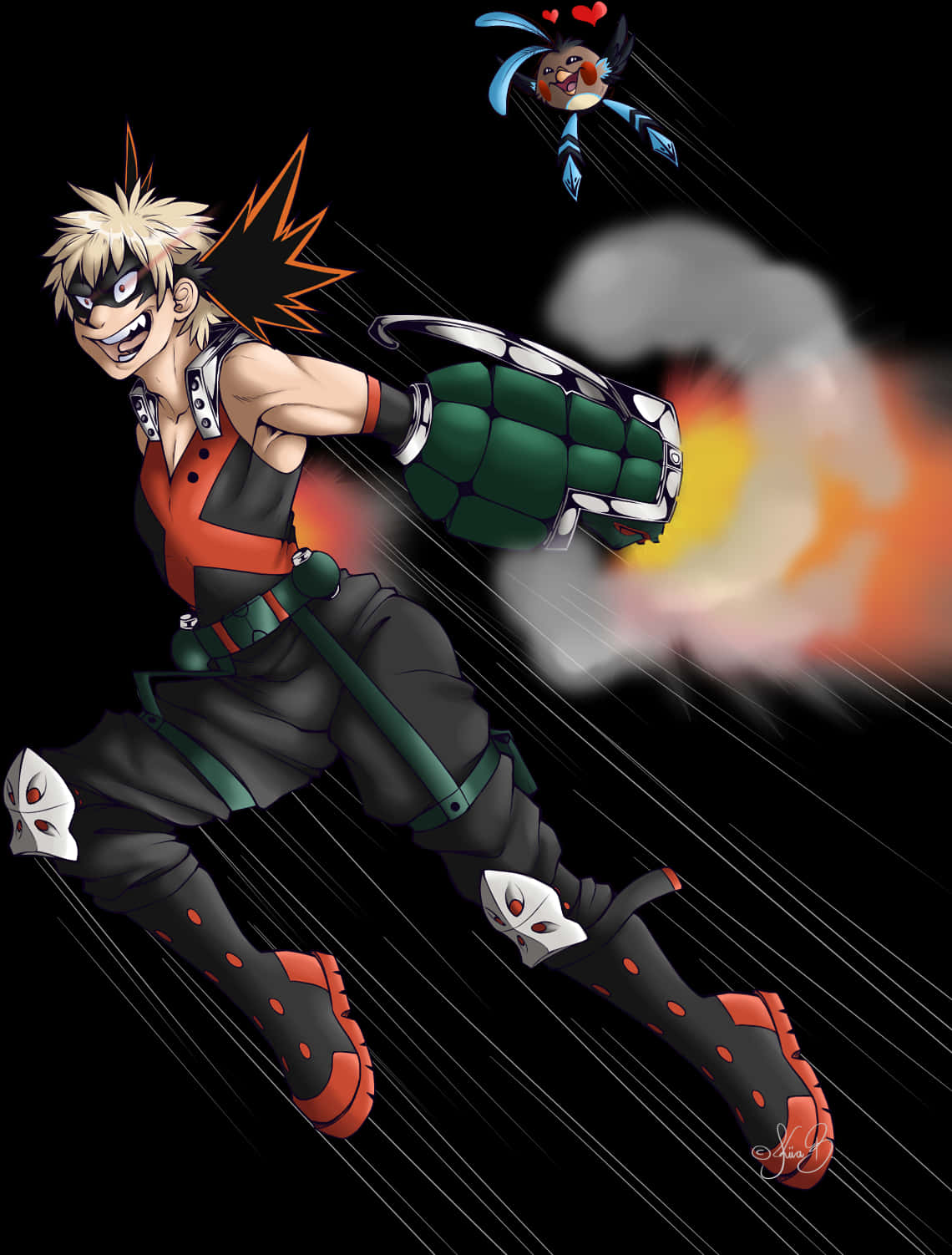 Explosive Hero Bakugouin Action