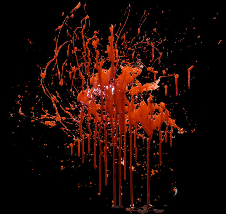 Explosive Red Splatter
