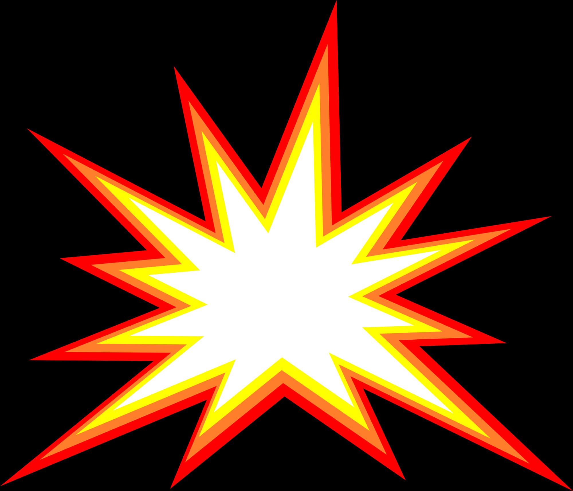 Explosive Starburst Graphic