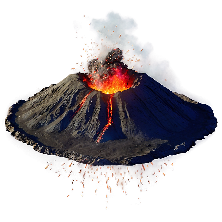 Explosive Volcano Blast Png 82