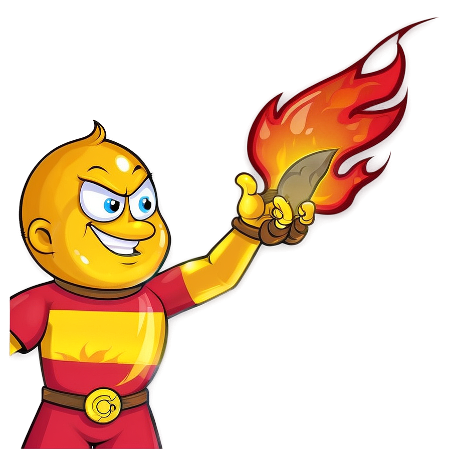 Expressive Fire Mascot Png 06122024