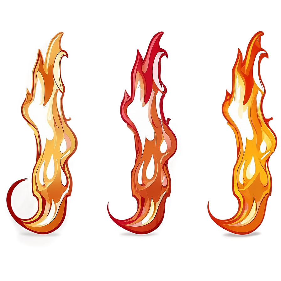 Expressive Flame Cartoon Png Ima60