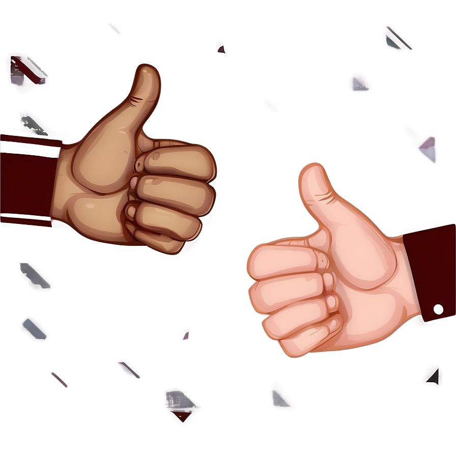 Expressive Thumbs Up Image Png Sco72