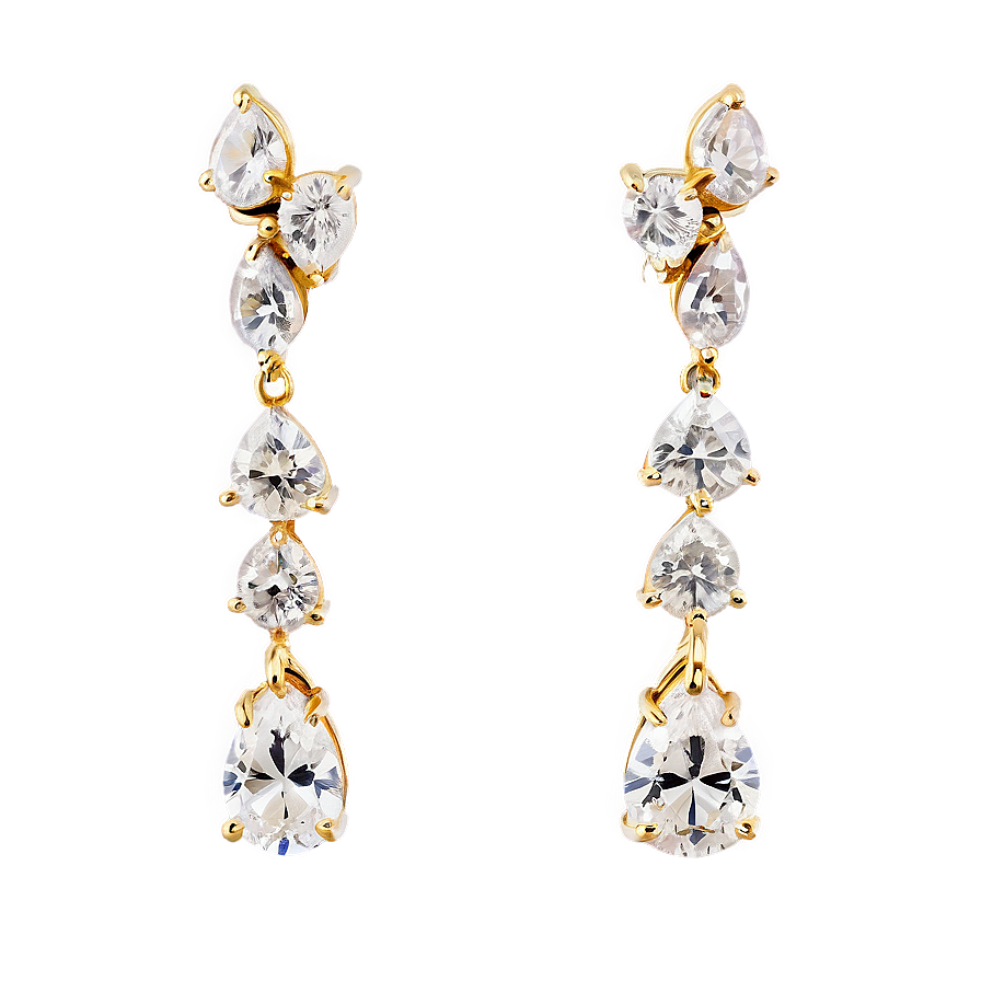 Exquisite Diamond Earrings Png 57