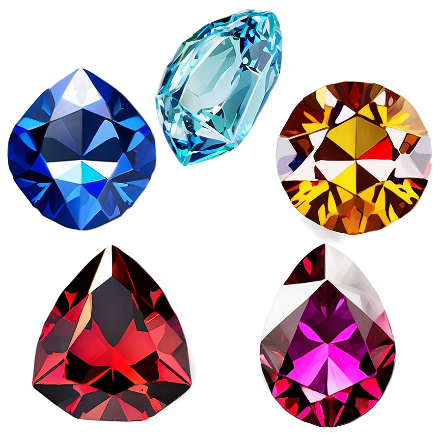 Exquisite Gems Assortment Png 60