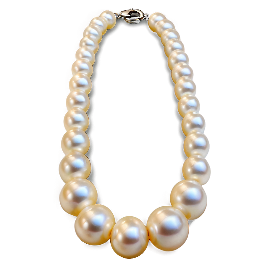 Exquisite Pearl Necklace Png Nug24