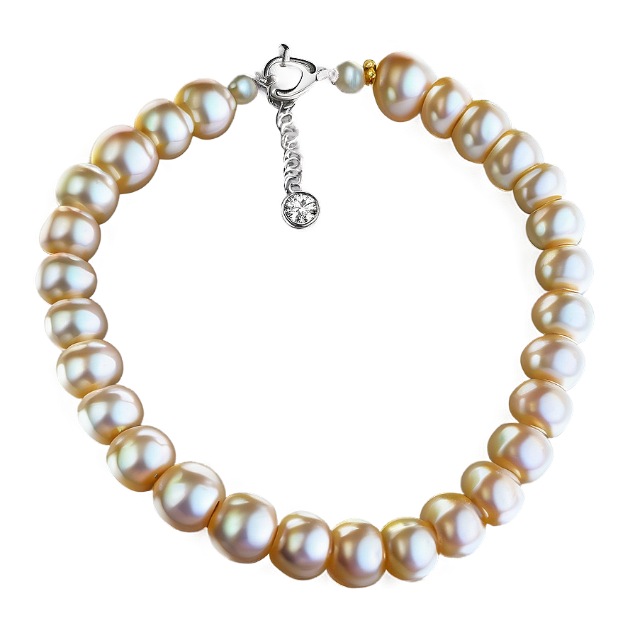 Exquisite Pearl Necklace Png Qet