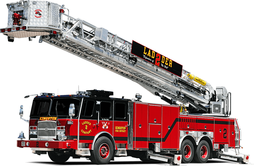 Extended Ladder Fire Truck Kingston