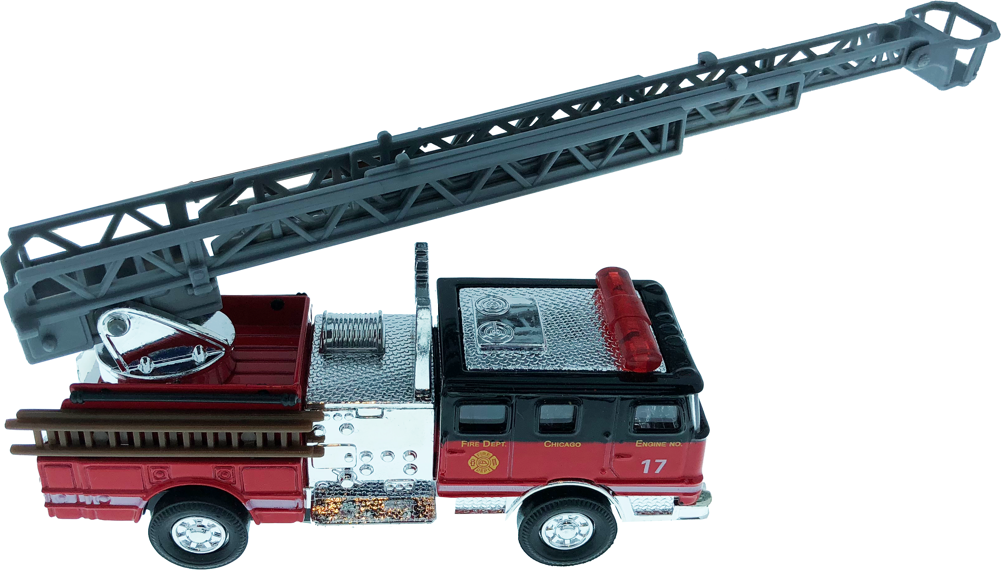 Extended Ladder Fire Truck Model