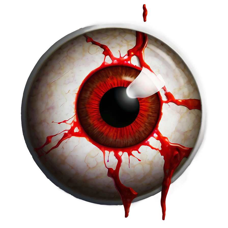 Eyeball With Blood Png 05242024