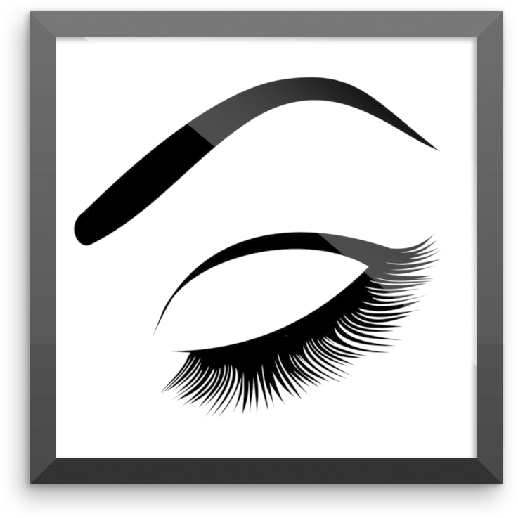 Eyebrowand Eyelash Art Graphic