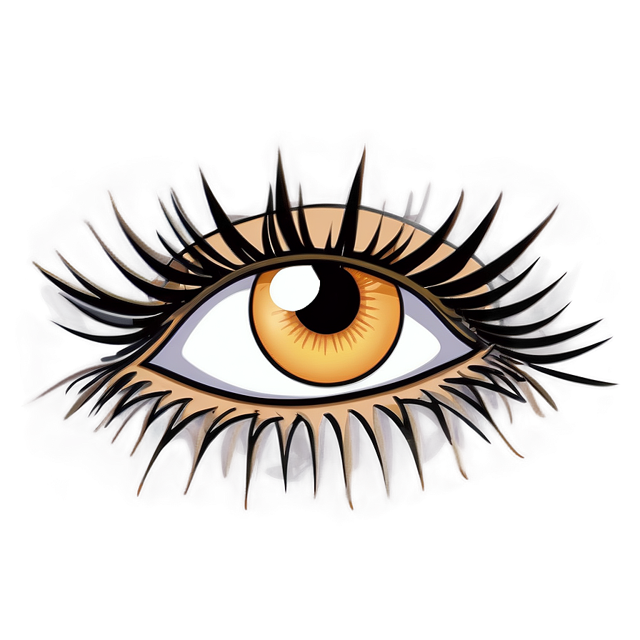 Eyelash Drawing Png 05252024