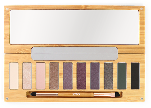 Eyeshadow Palette Wooden Case Beauty Product