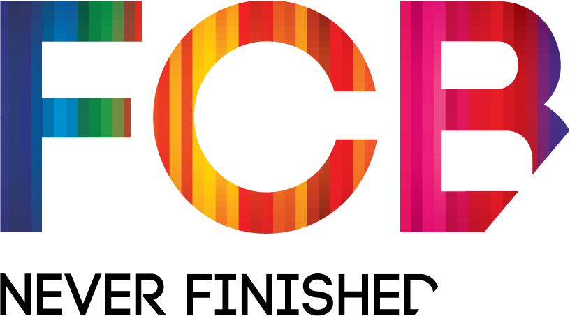 F C Barcelona Colorful Logo Design