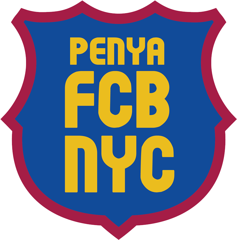 F C Barcelona N Y C Supporters Club Logo