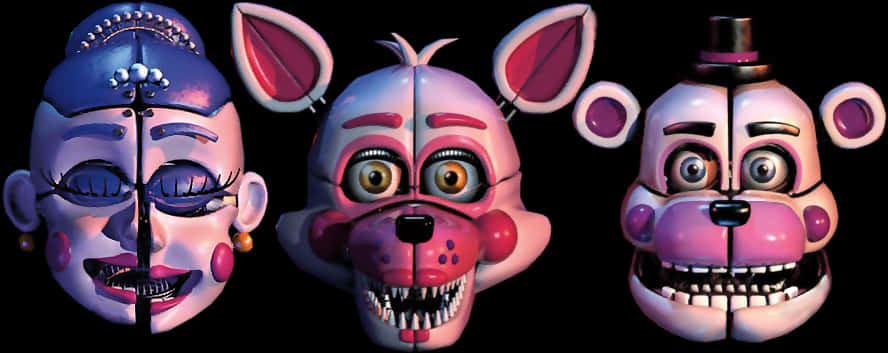 F N A F Animatronic Faces