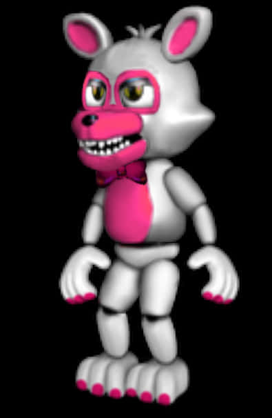 F N A F_ Pink_ Animatronic_ Character