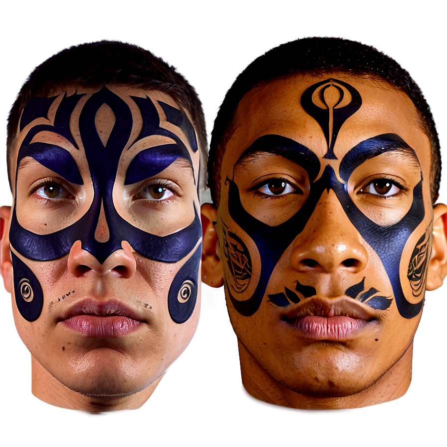 Face Tattoo Design Png 06122024