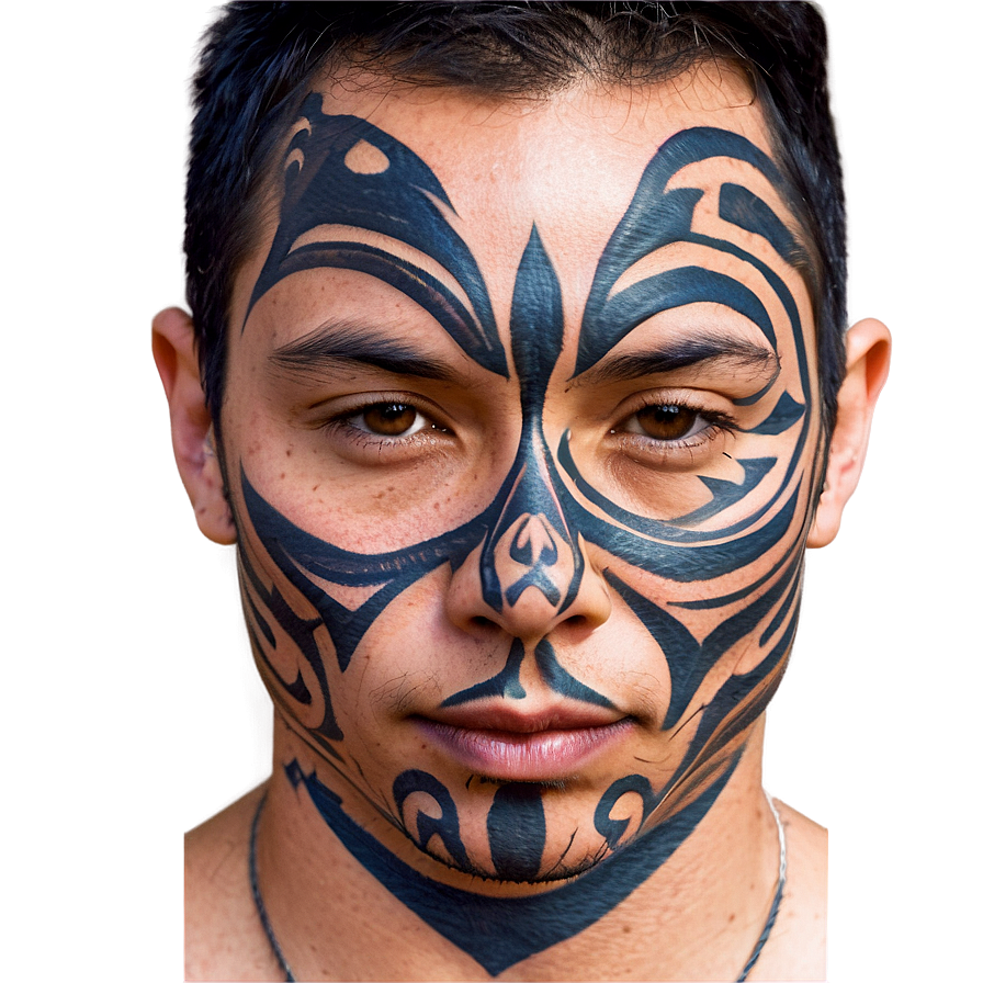 Face Tattoo Design Png Qgh