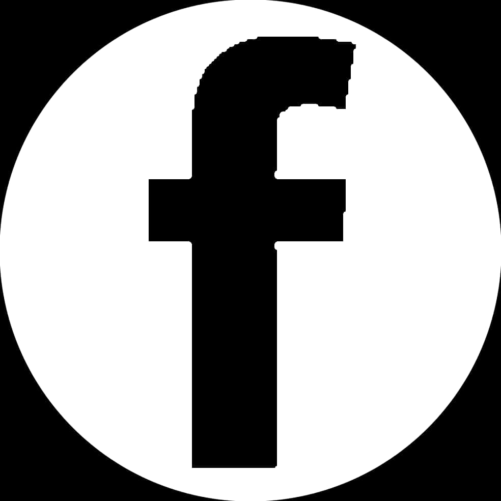 Facebook Icon Blackand White