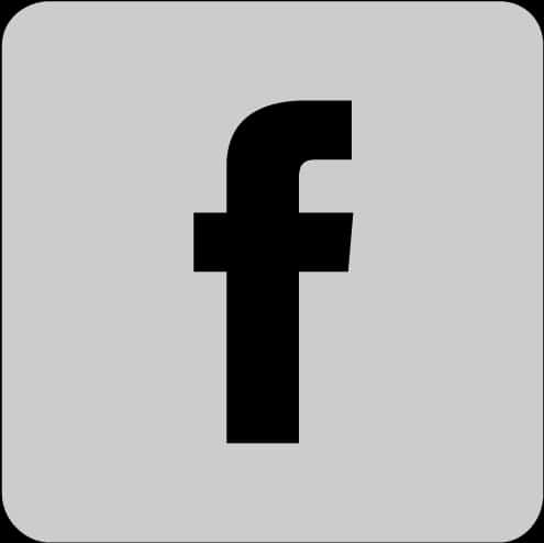 Facebook Icon Blackand White