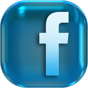 Facebook Icon Glossy Blue