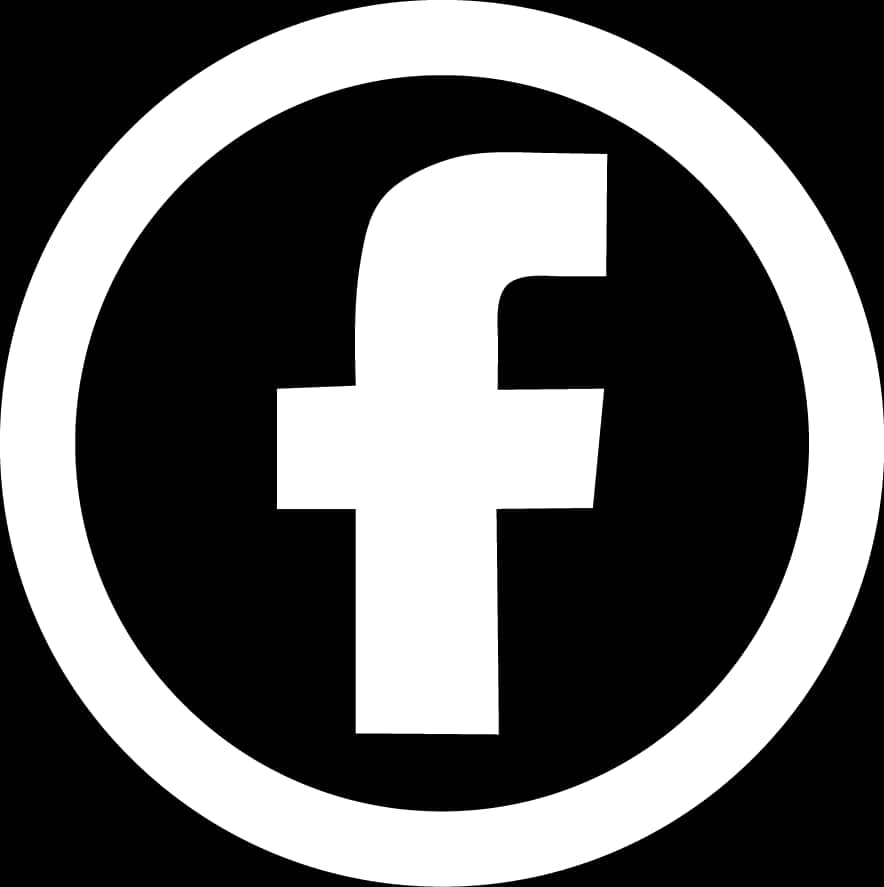 Facebook Icon White Circle Background