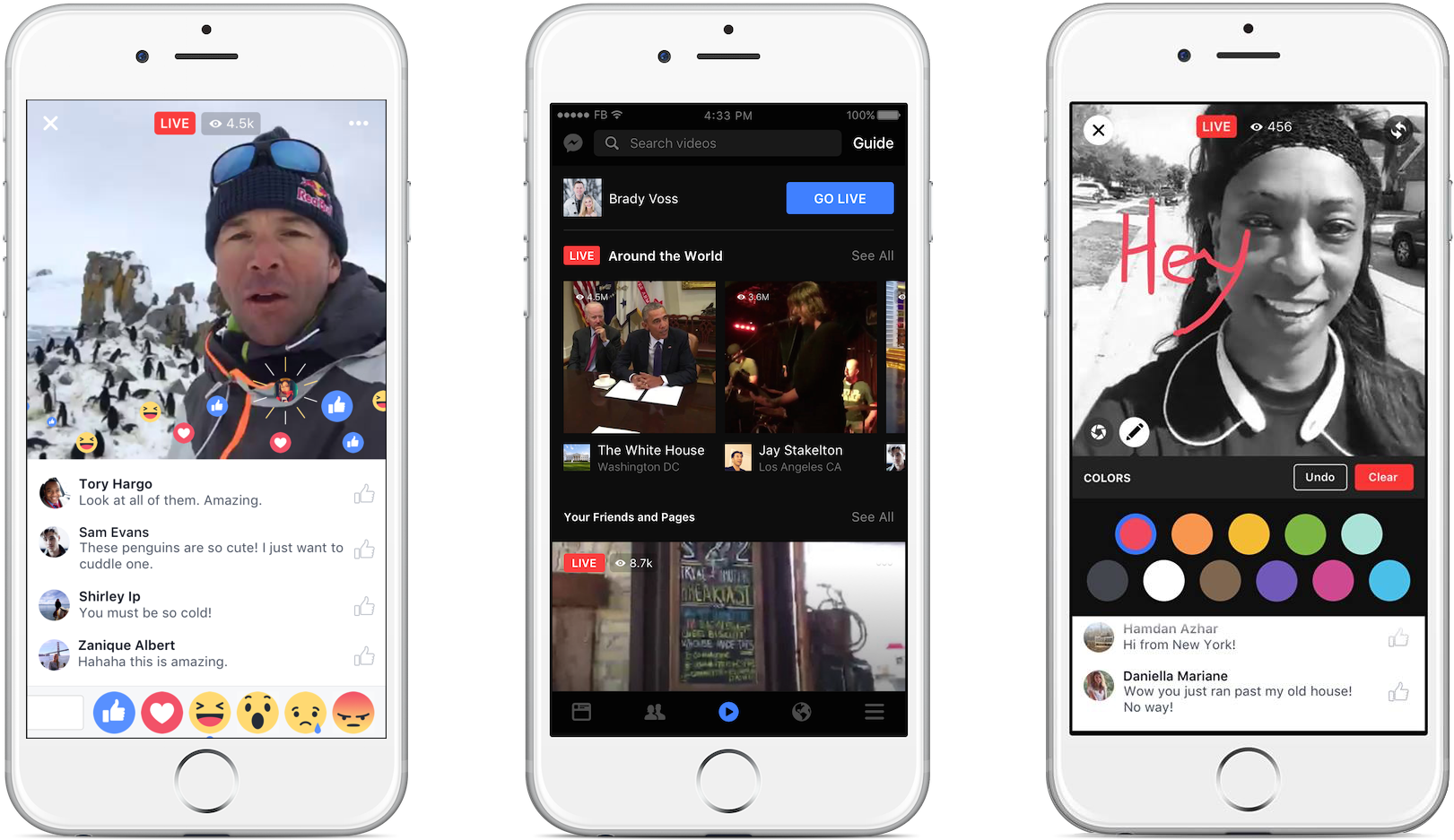 Facebook Live Streaming Examples