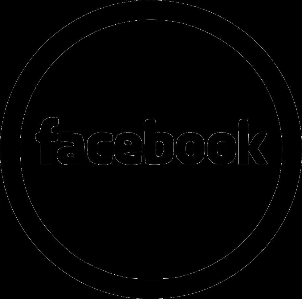 Facebook Logo Black Circle