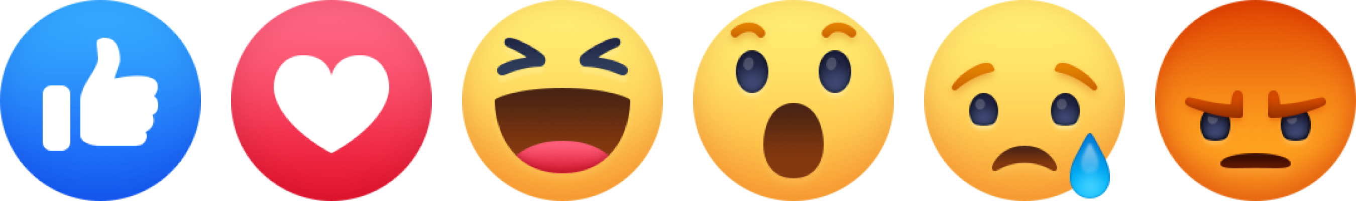 Facebook Reactions Emojis