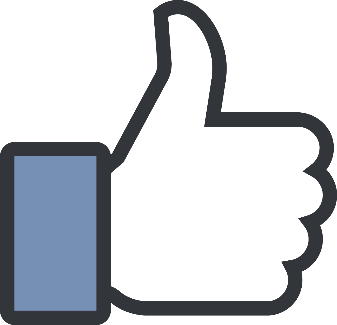 Facebook Thumb Up Icon