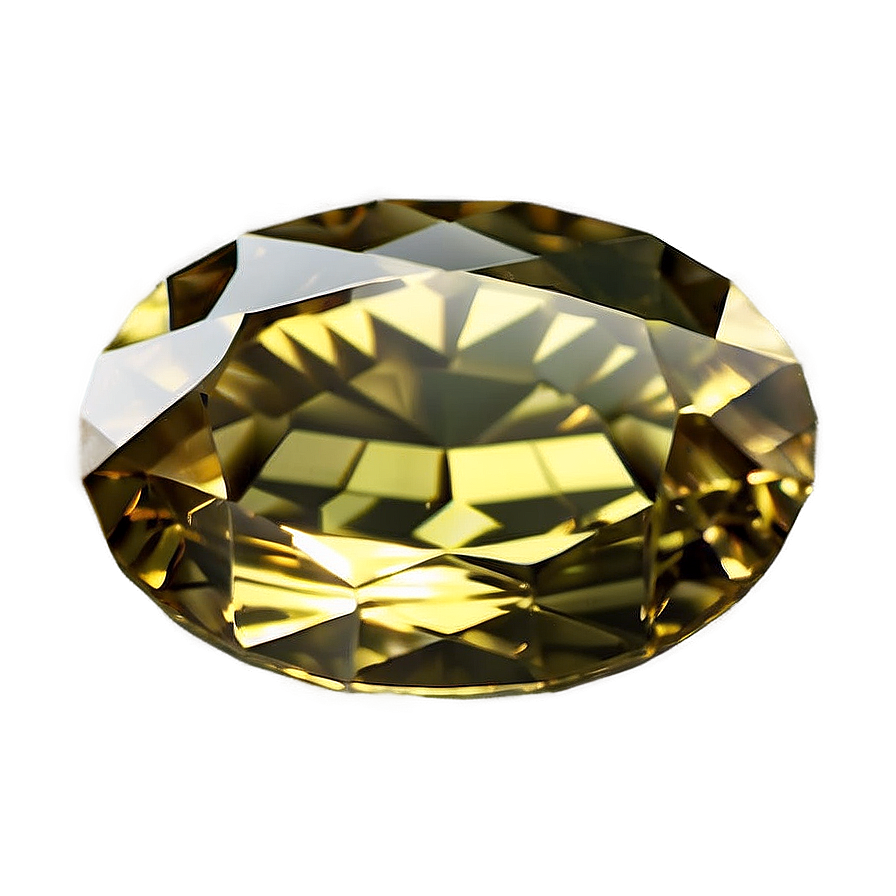 Faceted Citrine Jewel Png 19