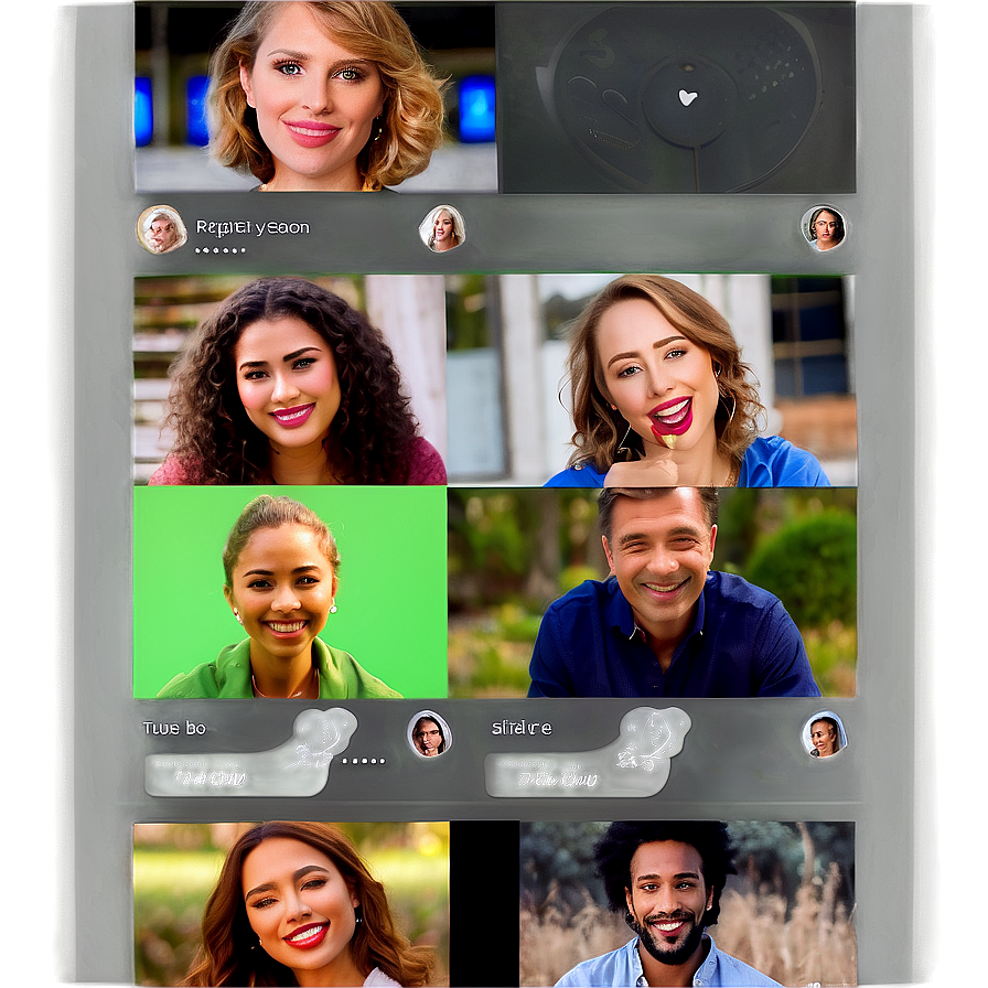 Facetime Call Interface Mockup Png 98