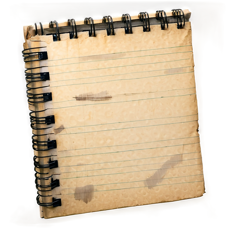 Faded Notebook Paper Png 24