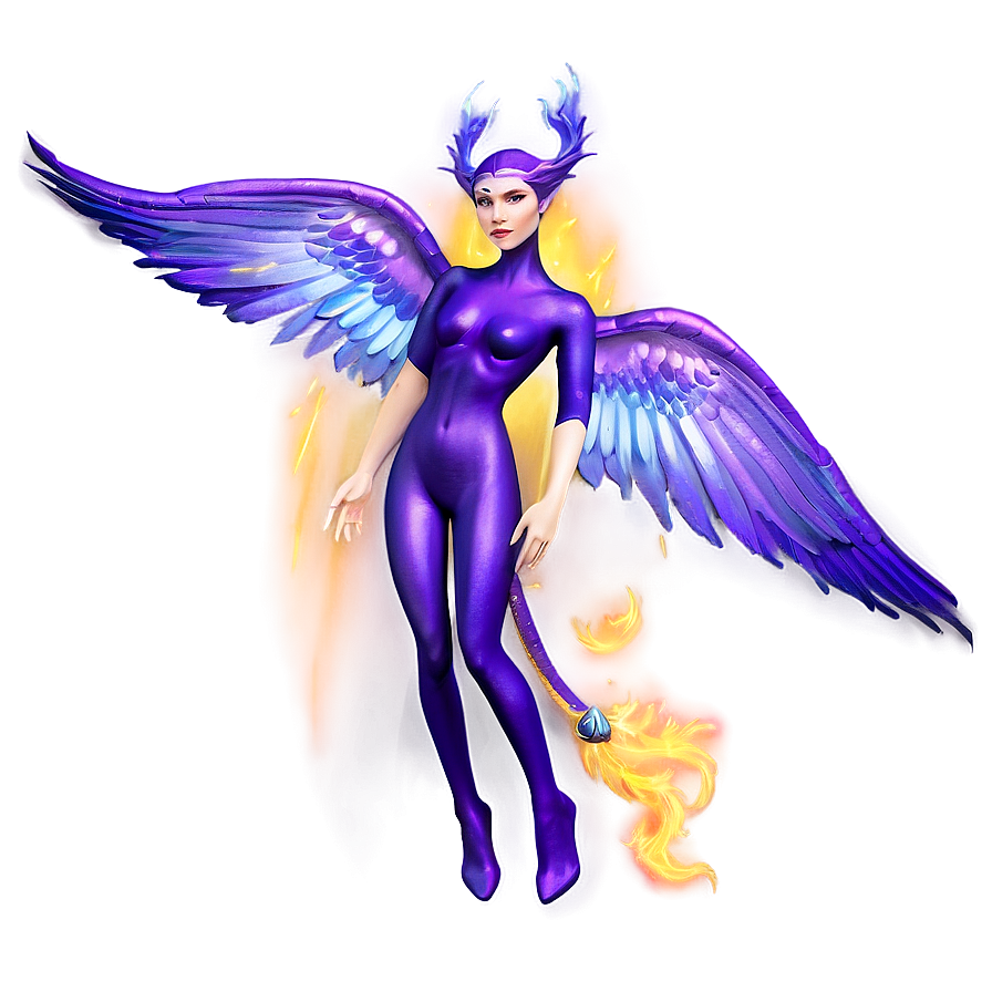 Fairy And Phoenix Png Ejf39