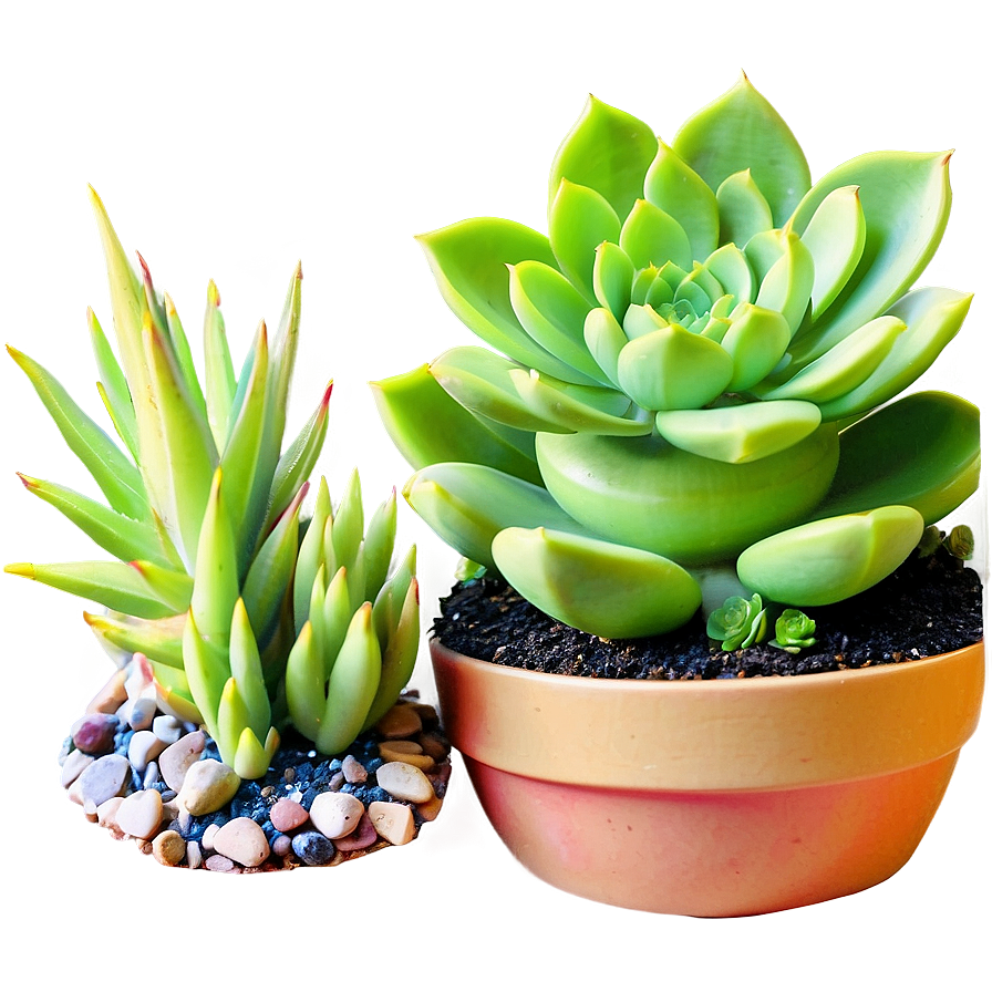 Fairy Garden Succulents Png Fnc48