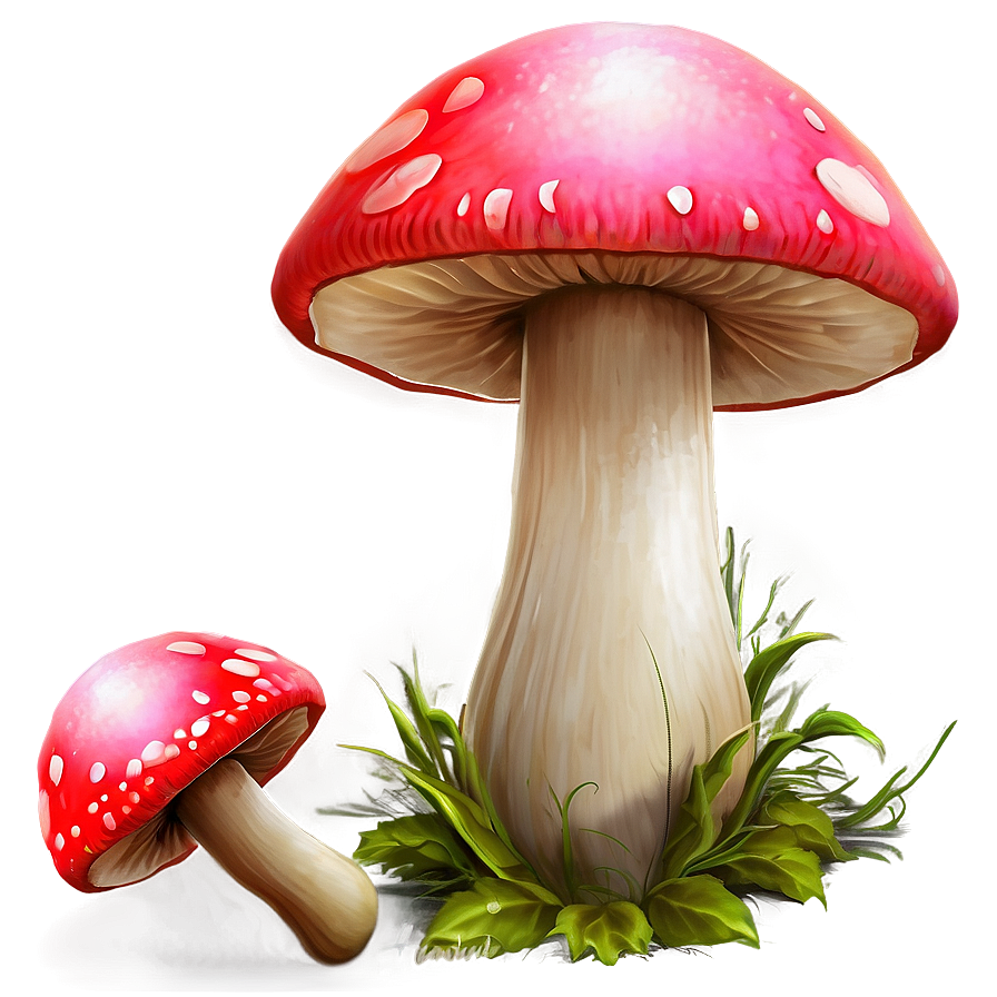 Fairy Tale Mushrooms Png Cdq83