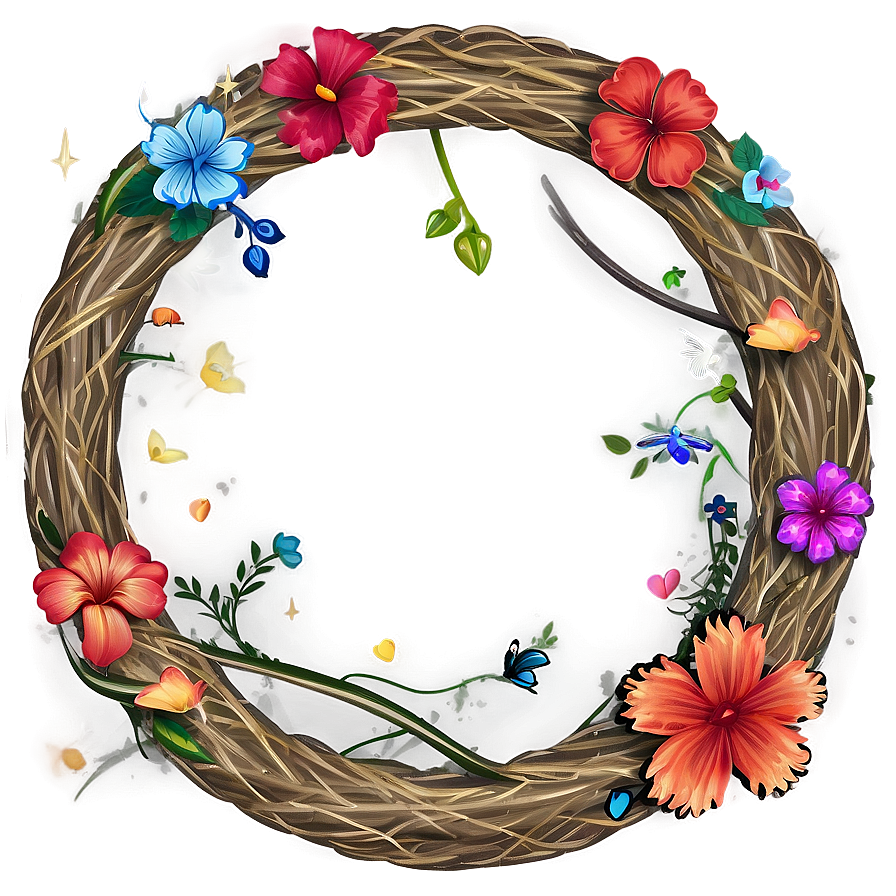 Fairy Tale Themed Wreath Png 44