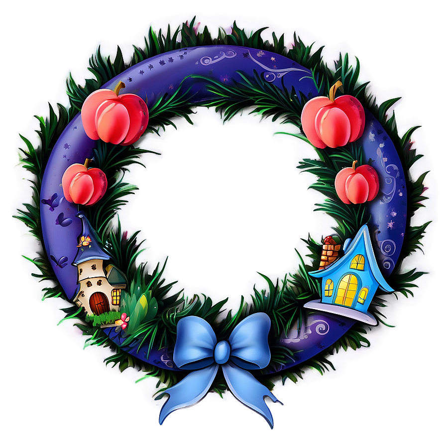 Fairy Tale Themed Wreath Png Fev