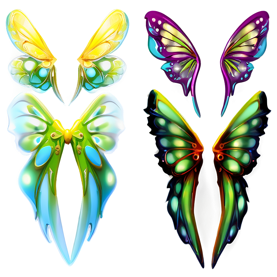 Fairy Wings For Fantasy Characters Png Ooi80