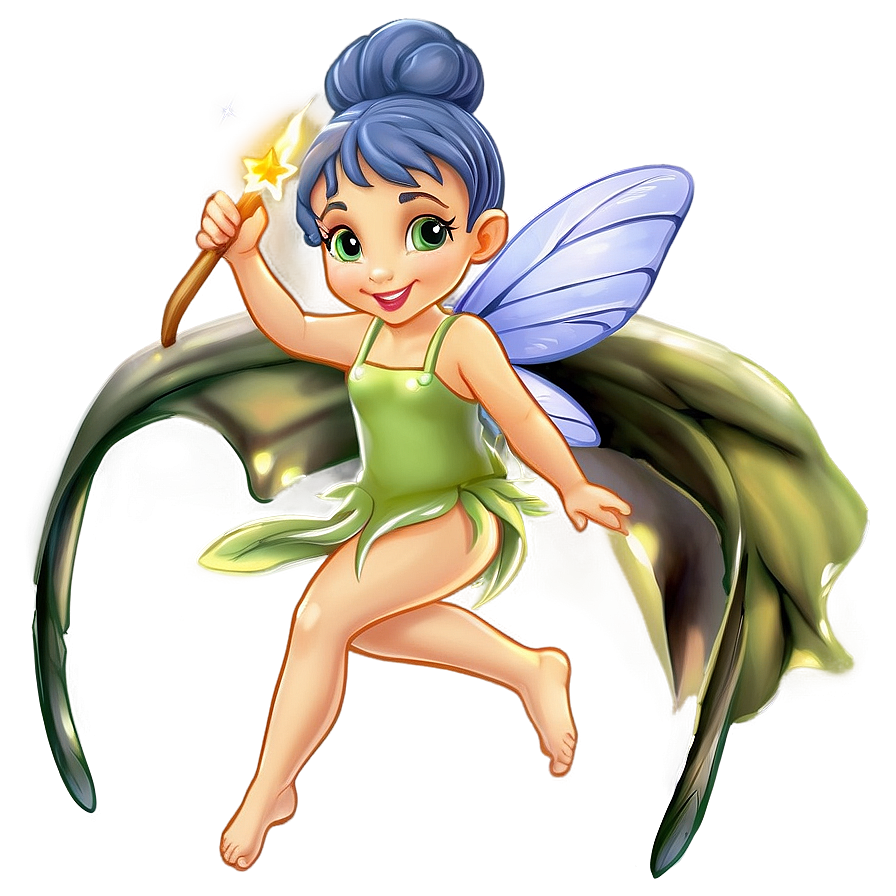 Fairy With A Wand Png Tds