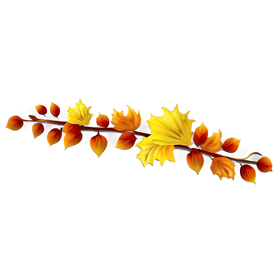 Fall Decorative Line Png Bri