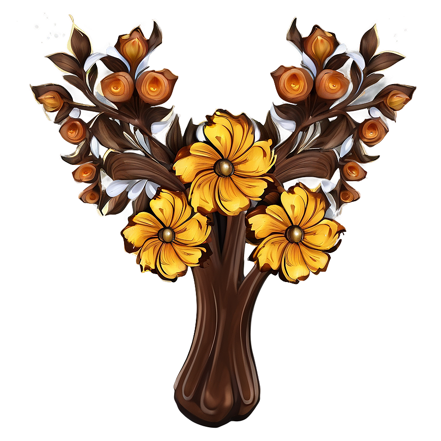 Fall Floral Fantasy Png 24