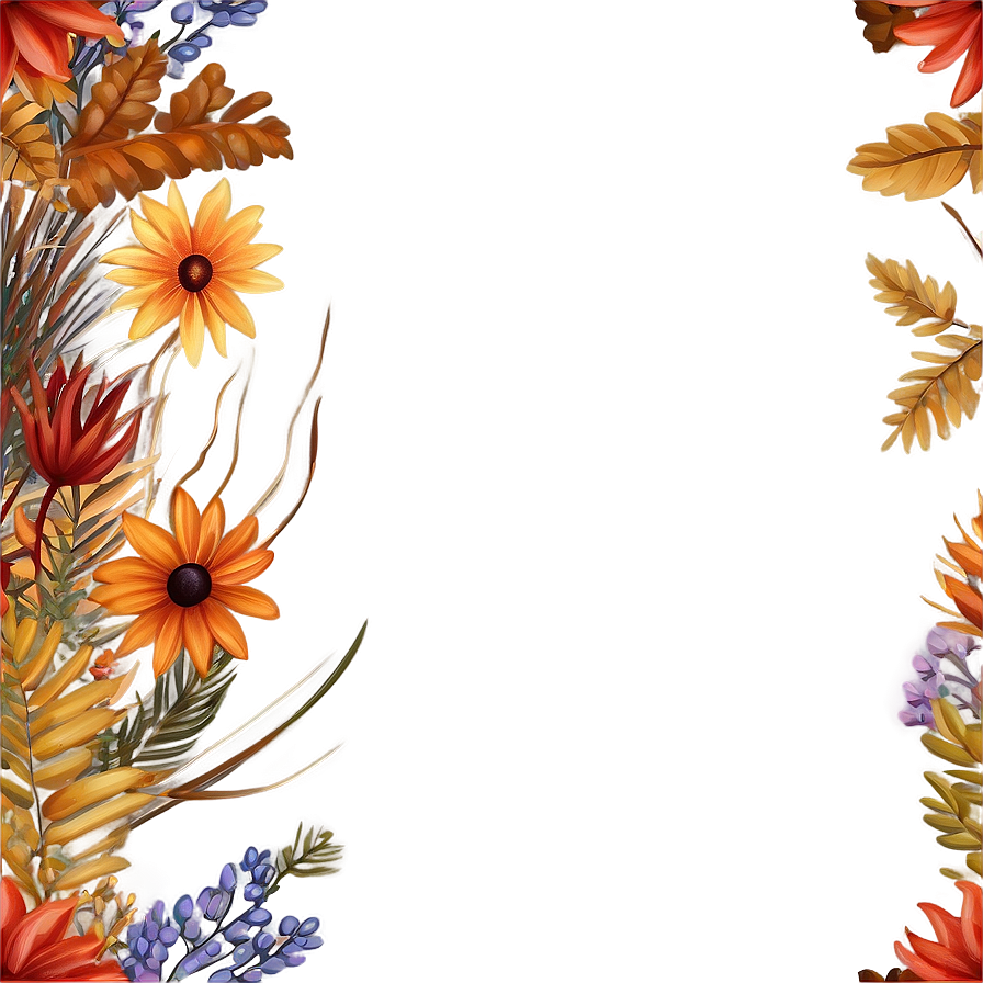 Fall Landscape Flowers Png 06272024